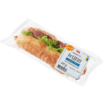 Baguette Rostbiff Potatissallad 245g ICA.