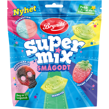 Godispåse Supermix Smågodt 220g Brynild.