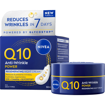 Nattkräm Q10 Anti-Wrinkle Power Regenerating Night Cream 50ml Nivea.