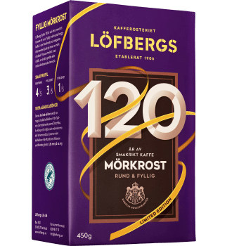 Kaffe, malet 120år LTD Mörkrost 450g Löfbergs.