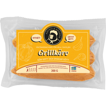 Grillkorv Växtbaserad 200g Astrid och aporna.