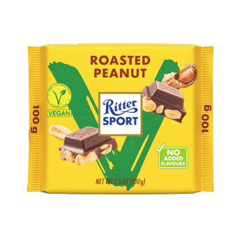 Chokladkaka Roasted Peanut Vegan Ritter 100g.