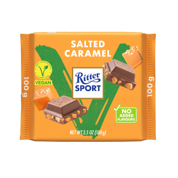 Chokladkaka Salted Caramel Vegan 100g Ritter.