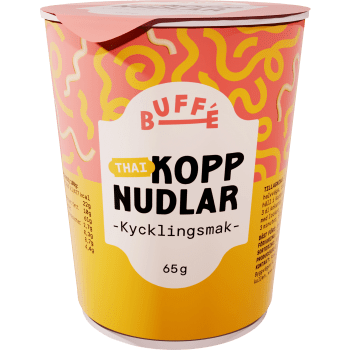 Nudlar i kopp Kyckling 65g Buffé.