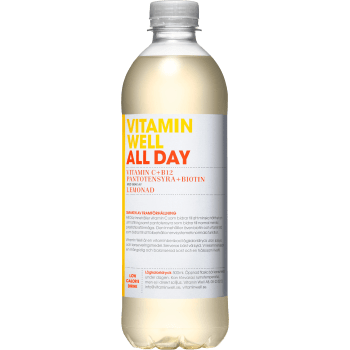 Vitamindryck All day 50cl Vitamin Well.
