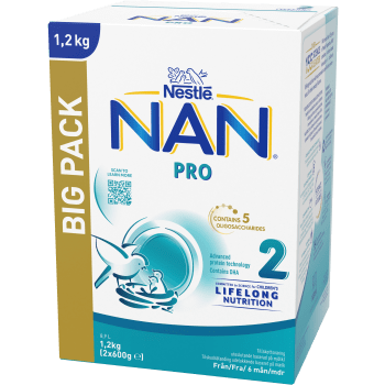 NAN Pro 2 6m big pack 1,2kg Nestle.
