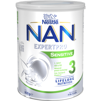 Mjölkersättning NAN Sensitive 3 1år 800g Nestle.