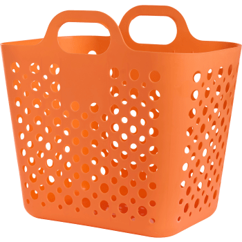 Strandväska plast orange.