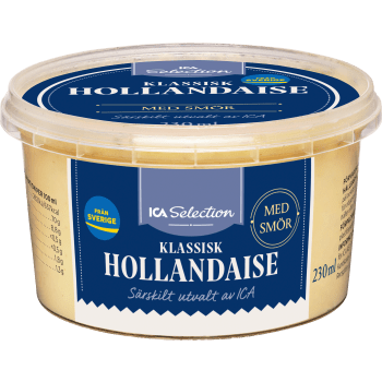 Hollandaisesås med smör 230ml ICA Selection.