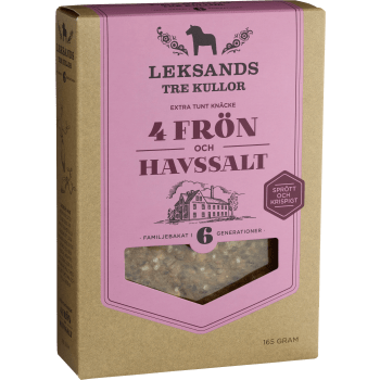 Tunnknäcke 4Frön & Havssalt 165g Leksands Tre Kullor.