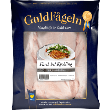 Kyckling Färsk Hel ca 1,2kg Guldfågeln.
