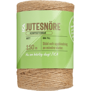 Snöre Jute Natur 150m ICA Garden.