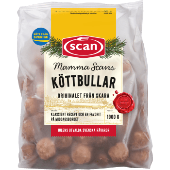 Köttbullar Mamma Scans 1kg Scan.