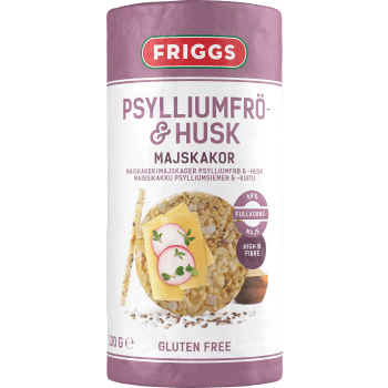 Majskakor Psylliumfrö/husk 130g Friggs.