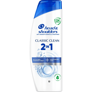 2in1 Mjällschampo Classic Clean 500ml Head & Shoulders.