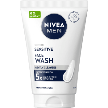 Ansiktsrengöring Sensitive Face Wash 100ml Nivea Men.