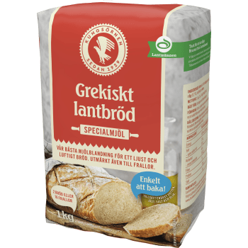 Grekiskt lantbröd 1kg Kungsörnen.