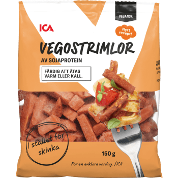 Vegostrimlor Färsk 150g ICA.