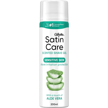 Rakgel SatinCare Sensitive Aloe Vera Glide 200ml Venus.