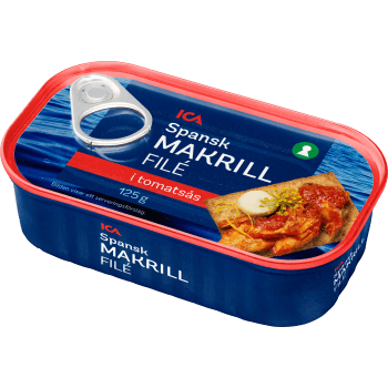 Makrillfilé i tomatsås 125g ICA.