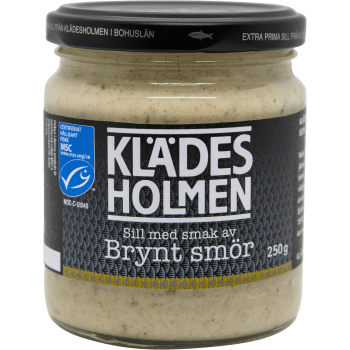 Sill med smak av Brynt Smör 250g Klädesholmen.