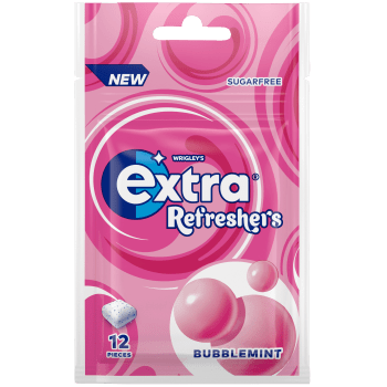 Tuggummi Refreshers Bubblemint 26g Extra.