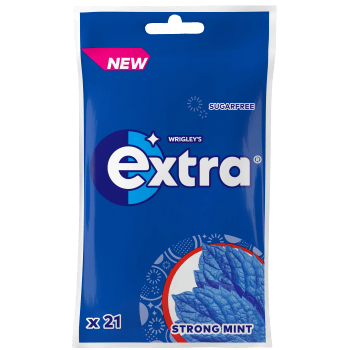 Tuggummi Strong Mint 29g Extra.