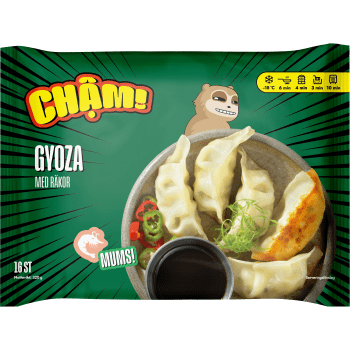 Gyoza med räkor 320g Cham.