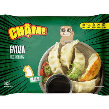 Gyoza med kyckling & grönsaker 320g Cham.
