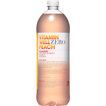 Vitamindryck Peach Family Size 1.15l Vitamin Well.