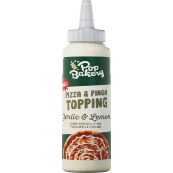 Toppingsås Garlic Lemon 250ml POP! Bakery.