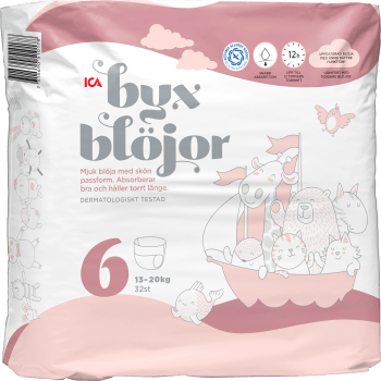 Byxblöjor Strl 6 13-20kg 32-p ICA.
