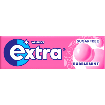 Tuggummi Bubblemint 10pc 14g Extra.