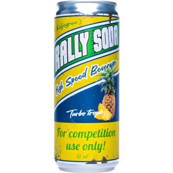 Läsk Turbo Tropic 330ml Rally Soda.