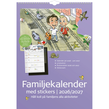 Familjekalender 26/27 Stickers.