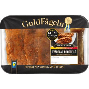 Kycklingbröstfilé Färsk Tvådelad Citron/Chili ca 950g Guldfågeln.