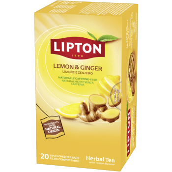 Örtte Lemon/Ginger Refresh Lipton.