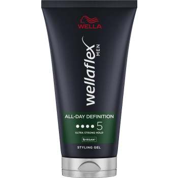 Hårgel Men All day definition Ultra Strong 150ml Wellaflex Men.