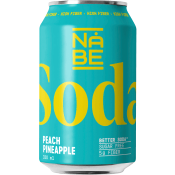 Läsk Peach Pineapple 33cl Nåbe.