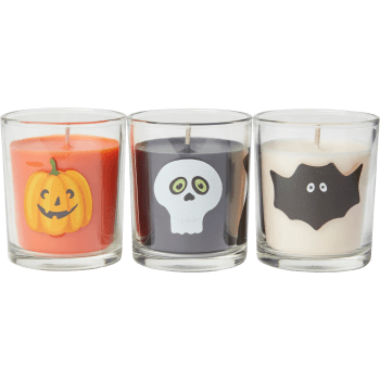Fylld Ljuslykta Halloween 3p ICA.
