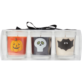 Fylld Ljuslykta Halloween 3p ICA.