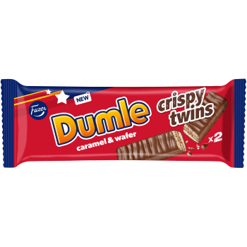 Chokladbar Dumle Crispy Twins 40g Fazer.