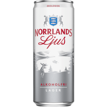 Öl Ljus EKO A.fri 0.5% 33cl Norrlands Guld.