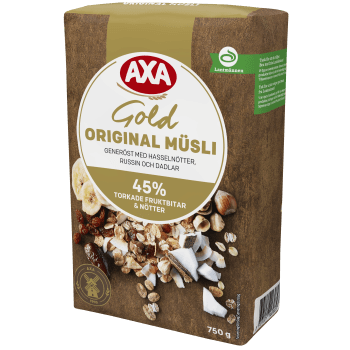 Müsli Gold original 750g AXA.