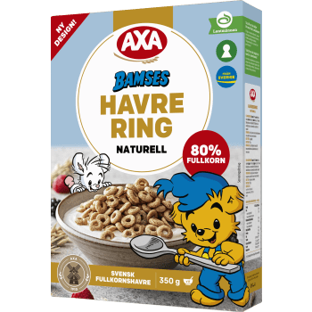 Havrering naturell 350g AXA.