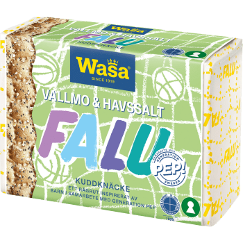 Knäckebröd Falu Vallmofrö 235 g Wasa.