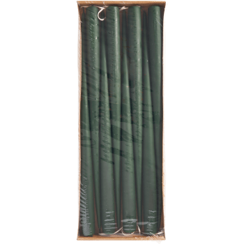Antikljus grön H38cm 8p.