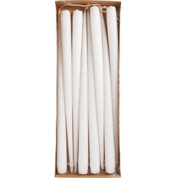 Antikljus vita H38cm 8p.