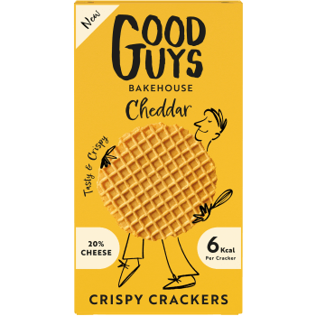 Crispy Crackers Cheddar 50g Good Guys Bakehouse.