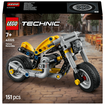 LEGO Technic Gul motorcykel 42225.